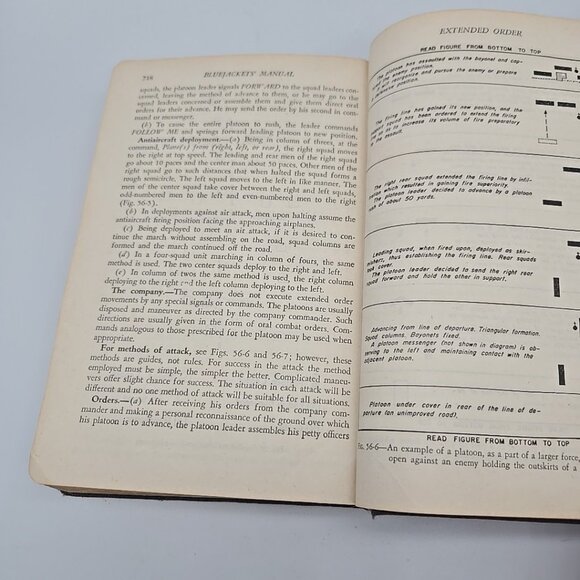 1940 US Navy Military The Blue Jackets Manual Book by CPT G.V. Stewart Softcover - Picture 12 of 14